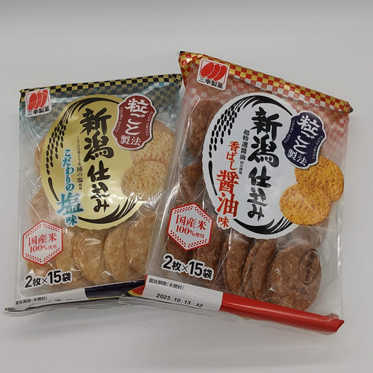 新潟仕込み　醤油・塩